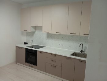 Кухонный гарнитур высокий Латте 3000 мм, Стол. 38 мм в Североуральске - severouralsk.mebel-e96.ru